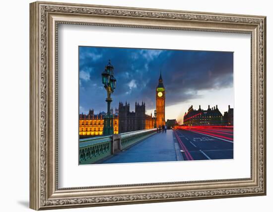 Big Ben at Night, London-sborisov-Framed Photographic Print