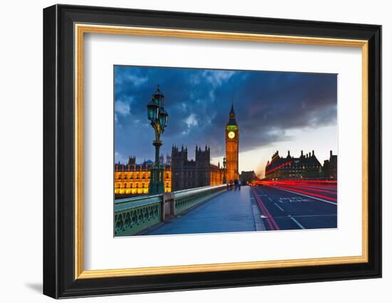 Big Ben at Night, London-sborisov-Framed Photographic Print