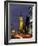 Big Ben at night with traffic, London, England-Alan Klehr-Framed Photographic Print