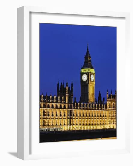 Big Ben Clock Tower and Houses of Parliament-Rudy Sulgan-Framed Photographic Print