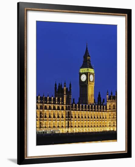 Big Ben Clock Tower and Houses of Parliament-Rudy Sulgan-Framed Photographic Print