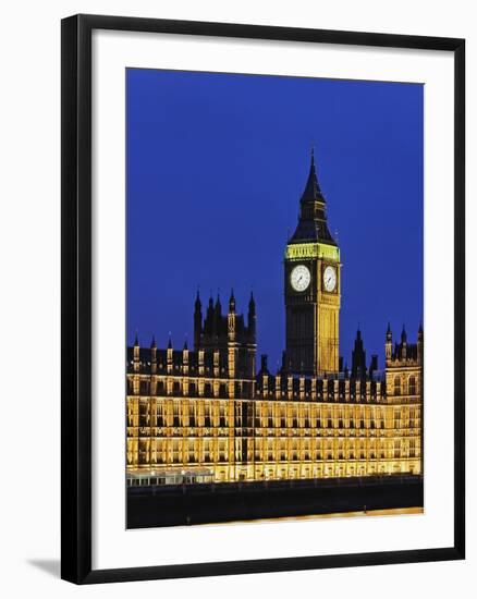 Big Ben Clock Tower and Houses of Parliament-Rudy Sulgan-Framed Photographic Print