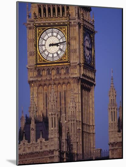 Big Ben Clock Tower, London, England-Robin Hill-Mounted Photographic Print