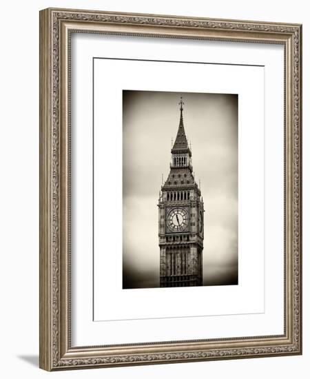 Big Ben Clock Tower - London - UK - England - United Kingdom - Europe-Philippe Hugonnard-Framed Art Print