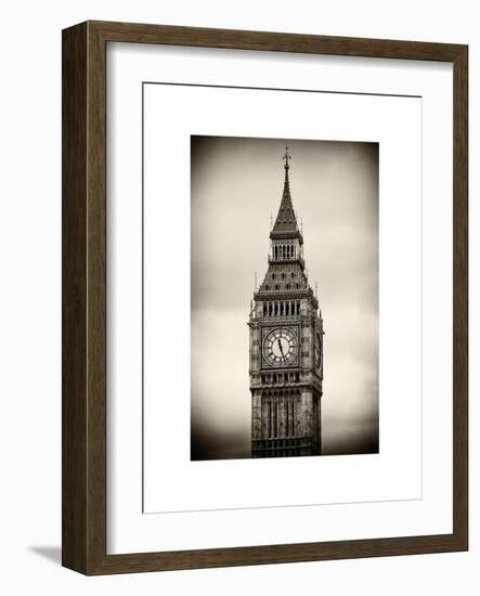 Big Ben Clock Tower - London - UK - England - United Kingdom - Europe-Philippe Hugonnard-Framed Art Print