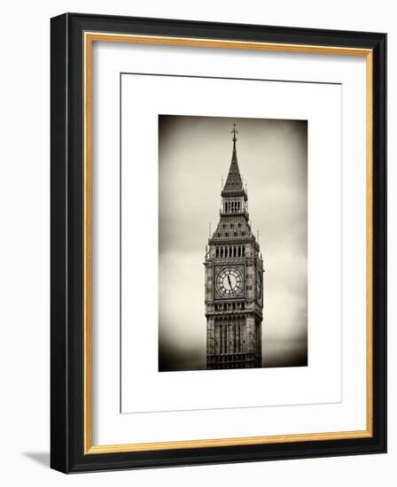 Big Ben Clock Tower - London - UK - England - United Kingdom - Europe-Philippe Hugonnard-Framed Art Print