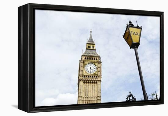 Big Ben, Clock Tower of the Palace of Westminster, British Parliament-Axel Schmies-Framed Premier Image Canvas