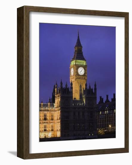 Big Ben Clock Tower-Laurie Chamberlain-Framed Photographic Print