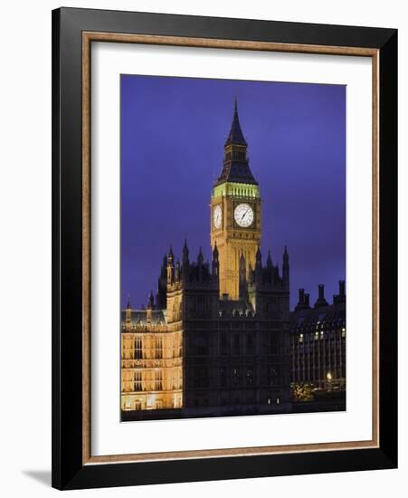 Big Ben Clock Tower-Laurie Chamberlain-Framed Photographic Print