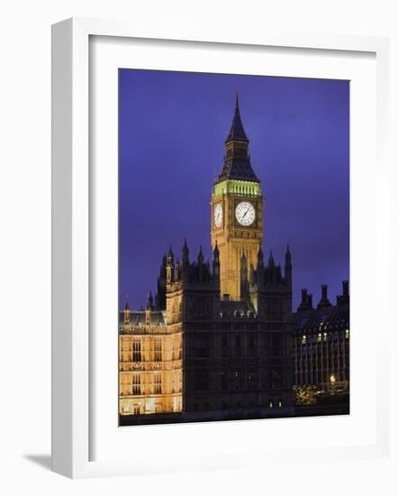 Big Ben Clock Tower-Laurie Chamberlain-Framed Photographic Print