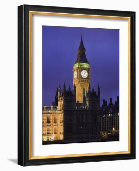 Big Ben Clock Tower-Laurie Chamberlain-Framed Photographic Print