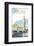 Big Ben - Dave Thompson Contemporary Travel Print-Dave Thompson-Framed Giclee Print