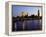 Big Ben, Houses of Parliament and River Thames at Dusk, London, England-Richard I'Anson-Framed Premier Image Canvas