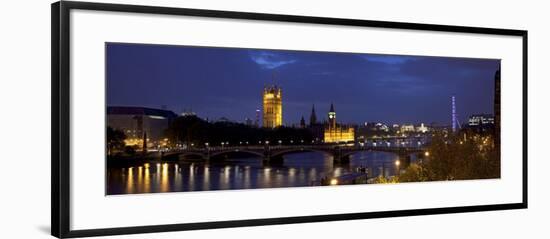 Big Ben, Houses of Parliament and River Thames, London, England-Jon Arnold-Framed Photographic Print