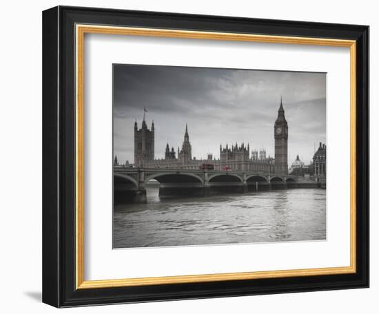 Big Ben, Houses of Parliament and Westminster Bridge, London, England, Uk-Jon Arnold-Framed Photographic Print