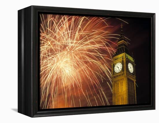 Big Ben, Houses of Parliament, London, England-Rex Butcher-Framed Premier Image Canvas