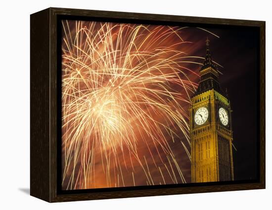 Big Ben, Houses of Parliament, London, England-Rex Butcher-Framed Premier Image Canvas