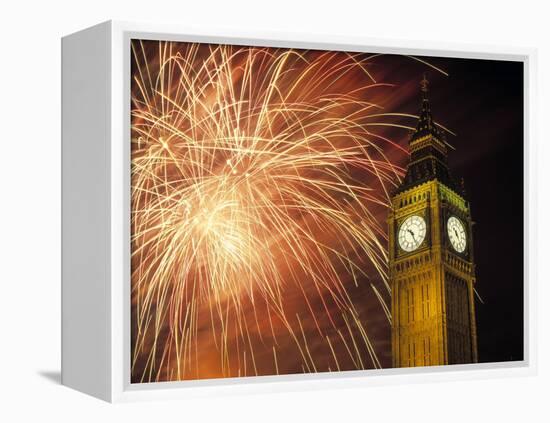 Big Ben, Houses of Parliament, London, England-Rex Butcher-Framed Premier Image Canvas