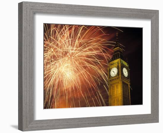 Big Ben, Houses of Parliament, London, England-Rex Butcher-Framed Photographic Print