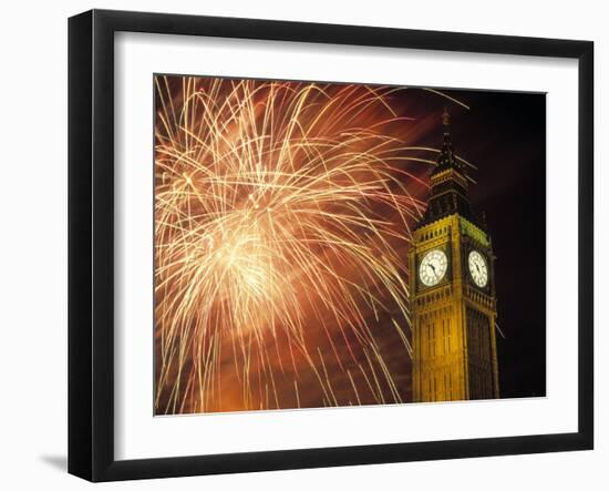 Big Ben, Houses of Parliament, London, England-Rex Butcher-Framed Photographic Print