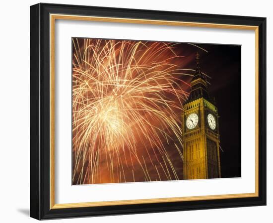 Big Ben, Houses of Parliament, London, England-Rex Butcher-Framed Photographic Print