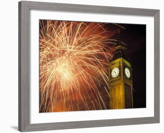 Big Ben, Houses of Parliament, London, England-Rex Butcher-Framed Photographic Print