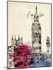 Big Ben in Pen-Morgan Yamada-Mounted Art Print