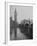 Big Ben Looming Above Westminster Bridge over the Thames-Carl Mydans-Framed Premium Photographic Print