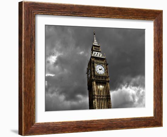 Big Ben Mono-Toula Mavridou-Messer-Framed Photographic Print