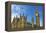 Big Ben, Parliament, and Lamp Post, Westminster, London, England.-William Perry-Framed Premier Image Canvas