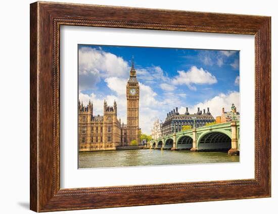 Big Ben & Parliament London-null-Framed Art Print
