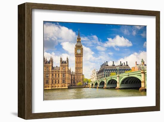 Big Ben & Parliament London-null-Framed Art Print