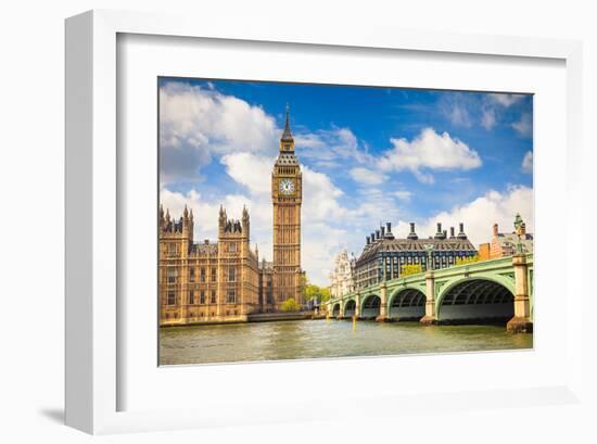 Big Ben & Parliament London-null-Framed Art Print