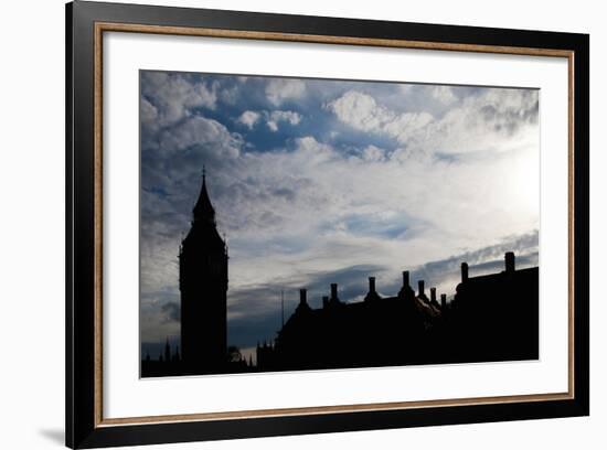 Big Ben Silhouette, London-Felipe Rodriguez-Framed Photographic Print
