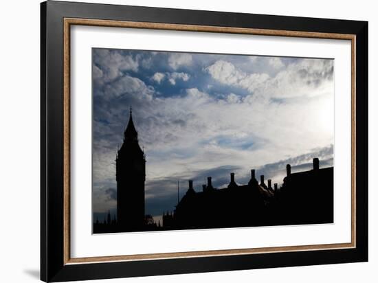 Big Ben Silhouette, London-Felipe Rodriguez-Framed Photographic Print