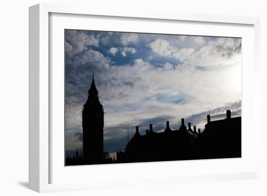 Big Ben Silhouette, London-Felipe Rodriguez-Framed Photographic Print