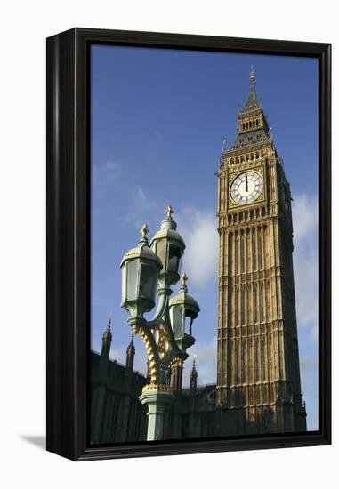 Big Ben Stopped, Palace of Westminster, London, 2005-Peter Thompson-Framed Premier Image Canvas