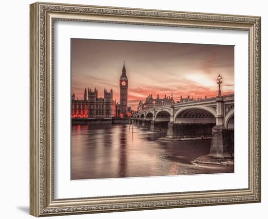 Big Ben Sunset-Assaf Frank-Framed Giclee Print