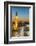 Big Ben (the Elizabeth Tower) and busy traffic on Westminster Bridge at dusk, London, England, Unit-Fraser Hall-Framed Photographic Print