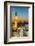 Big Ben (the Elizabeth Tower) and busy traffic on Westminster Bridge at dusk, London, England, Unit-Fraser Hall-Framed Photographic Print