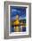 Big Ben (the Elizabeth Tower) and Westminster Bridge at dusk, London, England, United Kingdom, Euro-Fraser Hall-Framed Photographic Print