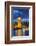 Big Ben (the Elizabeth Tower) and Westminster Bridge at dusk, London, England, United Kingdom, Euro-Fraser Hall-Framed Photographic Print