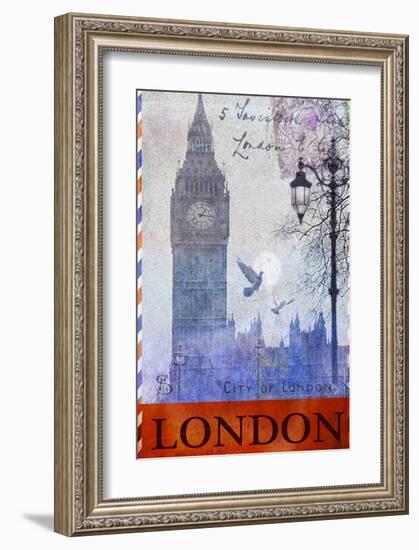 Big Ben Tower, London-Chris Vest-Framed Art Print