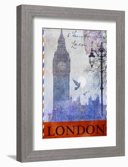 Big Ben Tower, London-Chris Vest-Framed Art Print