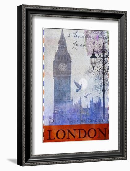 Big Ben Tower, London-Chris Vest-Framed Art Print