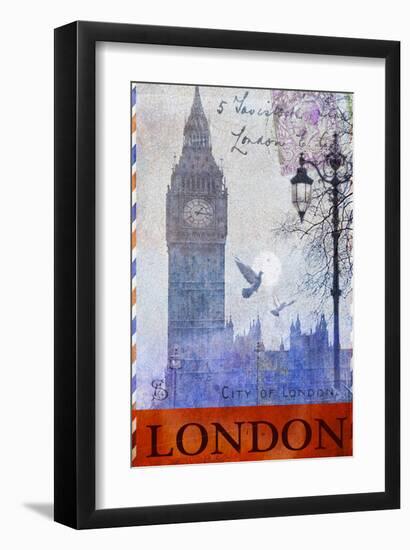 Big Ben Tower, London-Chris Vest-Framed Art Print
