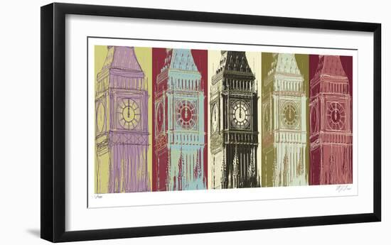 Big Ben-Mj Lew-Framed Limited Edition