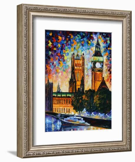 Big Ben-Leonid Afremov-Framed Premium Giclee Print