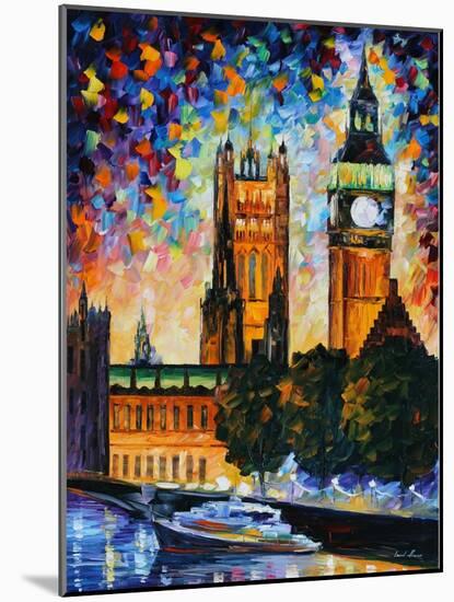 Big Ben-Leonid Afremov-Mounted Art Print