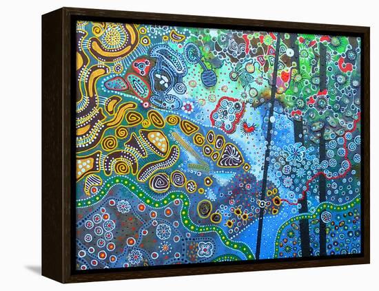 Big-Big World-Lika-Framed Premier Image Canvas